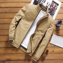 Men's Coats Windbreaker Bomber Jacket Autumn Outdoors Clothes Casual Streetwear M chaki