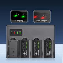 10800mAh NP-F980 NP-F970 NPF960 NPF970 Baterija su LCD Greituoju Įkrovikliu Skirta Sony PLM-100 CCD-TRV35 MVC-FD91 MC1500C NP-F550 juoda