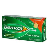 BEROCCA Performance 30 putojančių tablečių, oranžinės spalvos
