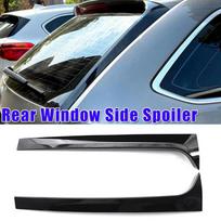 2 vnt Blizgus juodas galinio lango šoninis spoileris Canard skirstytuvo apdaila, skirta Skoda Octavia 2014-2019 m.