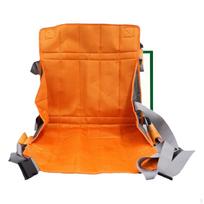 Laipiojimo laiptais pagalba senjorams, lenta neįgaliesiems, prikaustytiems prie lovos orange