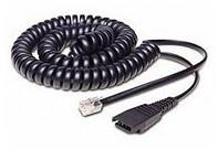 Laidas Jabra QD RJ45 Coiled 0,5-2 m
