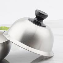 Burger Cover Round Pot Lids Grilling 6.30'' Frying pan covers Cheese Melting Dome for steak