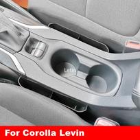 Skirta Toyota Corolla Levin 2019 2020 2021 2022 2023 2024 2vnt./stal. Automobilio vidus Centrinės sėdynės apkabos lizdo tarpas saugojimo dėžė