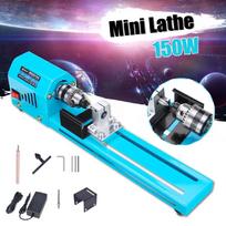 150W 12V-24V cnc mini karoliukų staklės Miniatiūrinės tekinimo staklės „pasidaryk pats“ medžio apdirbimo staklės, šlifavimo staklės, poliravimo karoliukai, gręžimo sukamieji įrankių rinkiniai