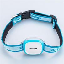 Mini naminių gyvūnėlių GPS sekimo priemonė, vandeniui atspari pėdsakų antkaklis, apsaugantis nuo pametimo SIM SIM WIFI GSM vieta realiuoju laiku išmanusis GPS lokatorius, skirtas augintiniams kačių šuniui dangaus mėlyna spalva