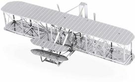 Metal Earth Metalinis 3D konstruktorius Brolių Raitų Lėktuvas "Wright Brothers Airplane"