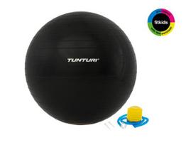Tunturi Gym ball with pump, 75cm, Black