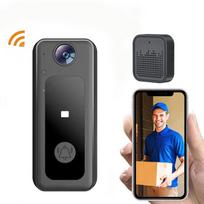 Išmanusis vizualinis durų skambutis M3 „WiFi“ belaidis namų domofonas Naktinis durų skambutis „Smart Home Hub Ring“ vaizdo įrašo durų skambutis One Size