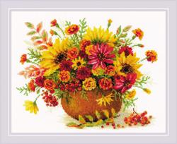 Autumn Flowers. Siuvinėjimo rinkinys iš RIOLIS Nr.: 1973
