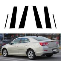 6pcs/set Car Pillar Posts for Holden Malibu (Australasia) Sedan 2013 -2015 Glossy Black Door Window Trim Cover Stickers Styling