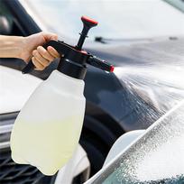 2,5 l automobilių plovimo putų plovimo puodo purkštuvas ventiliatoriaus formos purškiamas virdulys automobilinis sniego putplastis oro slėgio muilas švaraus vandens butelis 2.5L