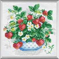 Basket of Strawberries Deimantinės Mozaikos rinkinys iš RIOLIS Nr.: AM0008