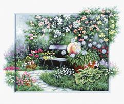 Blooming Garden SBU4012 - siuvinėjimo kryželiu rinkinys