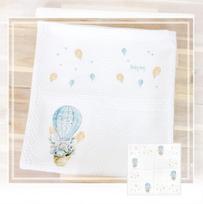 Blanket Rabbit in a Flying Balloon SBO101 - siuvinėjimo kryželiu rinkinys