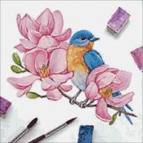 Bird 40х40 Deimantinio Paveikslo komplektas Cs2713