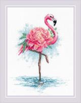 Blooming Flamingo. Siuvinėjimo rinkinys iš RIOLIS Nr.: 2117