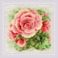 Begonia. Siuvinėjimo rinkinys iš RIOLIS Nr.: 2122