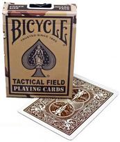 Bicycle Tactical Field brown žaidimų kortos