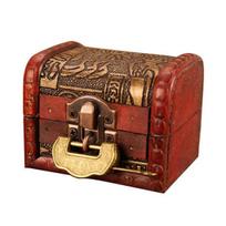 Vintažinis graviruotas papuošalų laikymo dėžutės lobių laikiklis organizatoriaus dėklas su užraktu Combination Lock