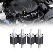 4 dalių guminis amortizatorius nuo vibracijos izoliatoriaus laikikliai su dviguba sriegiu 20mmx10mm M6
