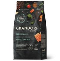 Grandorf Fresh sterilizuotoms katėms ar senjorams su šviežia lašišos mėsa su bulvėmis, 2kg