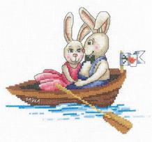 Bunnies My Darling SANZ-37 - siuvinėjimo rinkinys iš Andriana