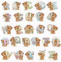 Alphabet SB1201 - siuvinėjimo kryželiu rinkinys