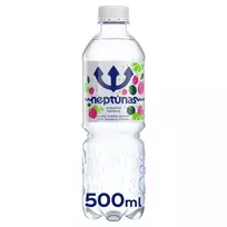 Neptunas Lime Raspberry gazuotas vanduo, 500 ml