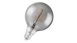 Dekoratyvinė LED lemputė OSRAM VINTAGE 1906, E27, GLOBE125, 4 W, 1800 K, 140 lm, dūmų sp.