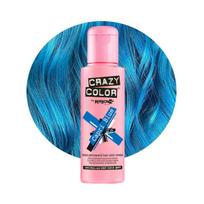 Plaukų dažai Crazy Color Capri Blue COL002234, pusiau ilgalaikiai, nr. 44, 100 ml
