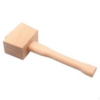 245 mm medinis t įrankis buko medienos medžio apdirbimo plaktukas „Anti Mini“, skirtas „pasidaryk pats“. beige