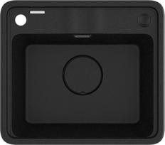 Granitinė virtuvinė plautuvė Deante Momi ZKMG103, Metallic graphite