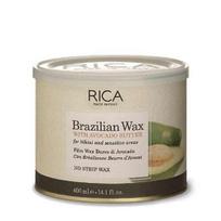 Vaškas su avokado ekstraktu indelyje jautriai odai Rica Brazilian Wax 400ml