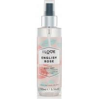 NoName I LOVE_Scented Body Mist odświeżająca mgiełka do ciała English Rose 150ml moteriški kvepalai