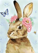 Deimantinis paveikslas Easter Rabbit WD221 27*38 cm