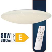 Plafoninis LED šviestuvas SPECTOR LIGHT,IP20,80W,8800lm,3000-6000K, DIM,ø76cm,su pultu