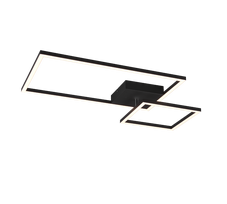 Lubinis LED šviestuvas REALITY PADELLA, 25 W, 3000 lm 3000 K, DIM, juodos sp, 63x37x7cm