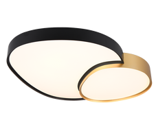 Lubinis LED šviestuvas TRIO RISE, 45 W, 5300 lm, 2700-6500 K, Ø70x8,5x66cm, su pultu