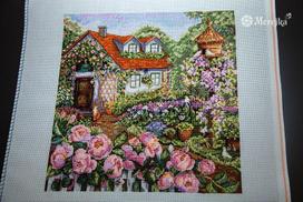 House in Roses SK78 siuvinėjimo rinkinys iš Merejka