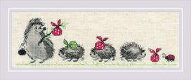Hedgehogs siuvinėjimo rinkinys iš RIOLIS Nr.: 1711