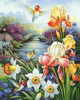 Deimantinis paveikslas Hummingbird WD236 38*48 cm