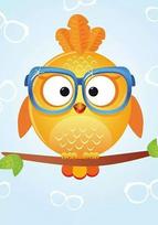 Deimantinis paveikslas Owl Leo WD249 20*30 cm