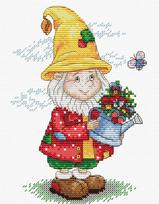 Dwarf in Yellow hat SM-133 - Siuvinėjimo rinkinys