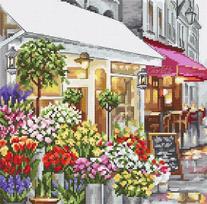 Flower Shop SLETI986 - siuvinėjimo kryželiu rinkinys