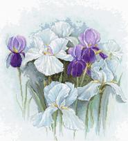 Irises SB2367 - siuvinėjimo kryželiu rinkinys