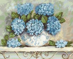 Hydrangeas SBA2328 - siuvinėjimo kryželiu rinkinys