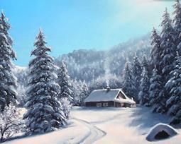 Deimantinis paveikslas Winter day WD2610