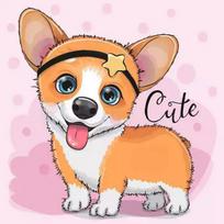 Deimantinis paveikslas Corgi WD2473
