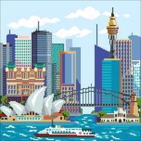 Deimantinis paveikslas Sydney WD2449
